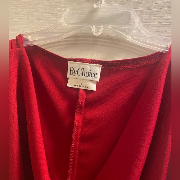 Red evening dress - Picture 2 of 2